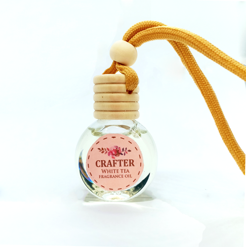 White Tea Ginger Hanging Diffuser/Car Freshener/Odor Eliminator