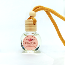 Load image into Gallery viewer, White Tea Ginger Hanging Diffuser/Car Freshener/Odor Eliminator