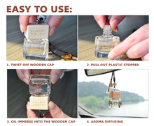 Load image into Gallery viewer, Fresh Bamboo Hanging Diffuser/Car Freshener/Odor Eliminator